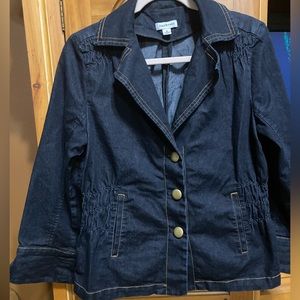 Joan Rivers denim jacket